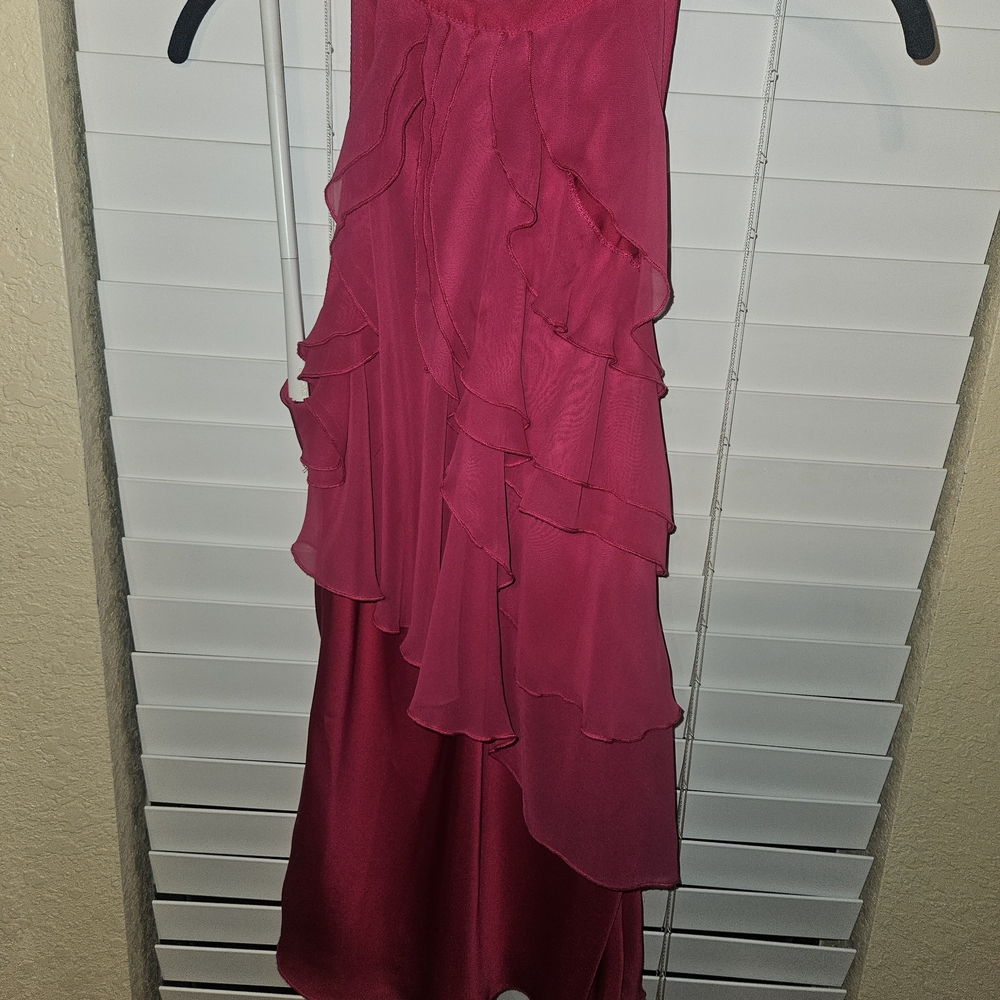 Elegant Pink Ruffled blouse